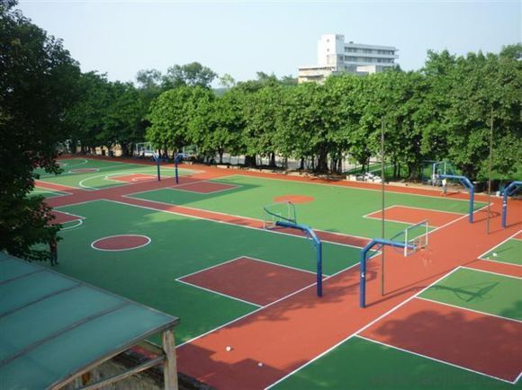 塑膠籃球場 塑膠籃球場
